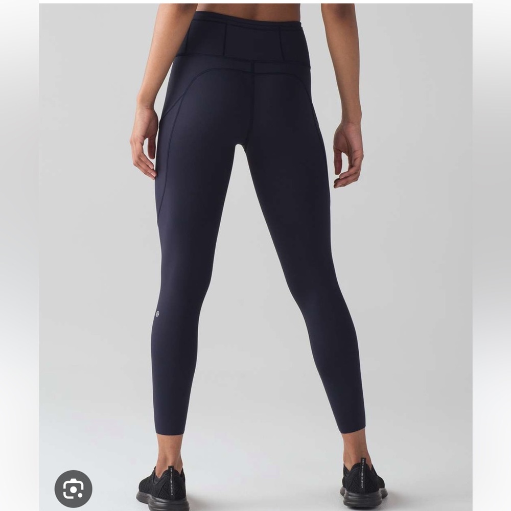 Lululemon dark navy speed tight